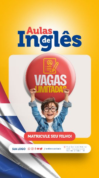 STORY - AULAS DE INGLÊS - MATRICULE SEU FILHO