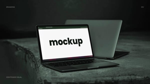 APRESENTAÇÃO COMERCIAL IDENTIDADE VISUAL BRAND KIT MOCKUP SOCIAL MEDIA PSD EDITÁVEL