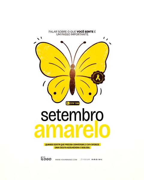 SETEMBRO AMARELO MÊS DE PREVENÇÃO AO SUICÍDIO PSD EDITÁVEL 10