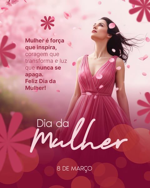 DIA DA MULHER CARD SOCIAL MEDIA