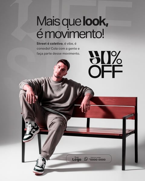 MAIS QUE LOOK PSD EDITÁVEL