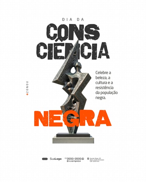 DIA DA CONSCIÊNCIA NEGRA 20 DE NOVEMBRO SOCIAL MEDIA PSD EDITÁVEL (2)
