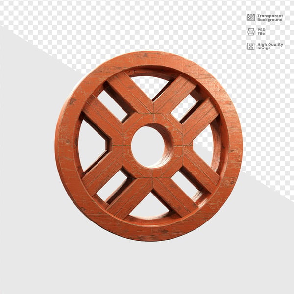 ELEMENTO DE MADEIRA 3D 15