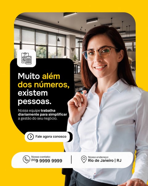 CONTABILIDADE MUITO ALÉM DOS NÚMEROS SOCIAL MEDIA PSD EDITÁVEL