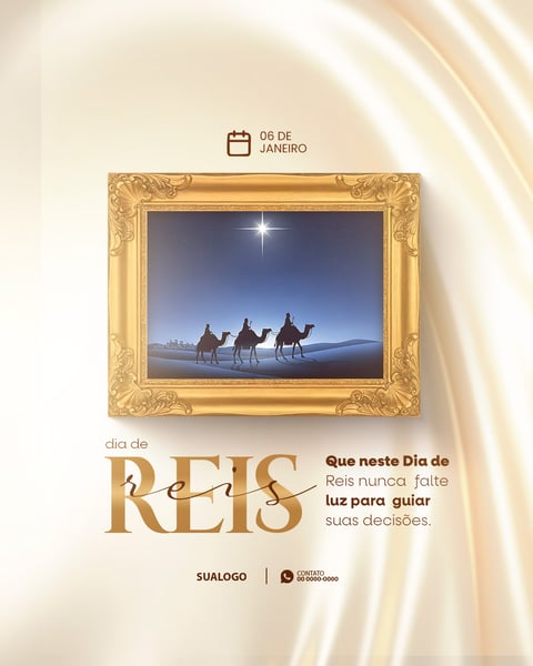 DIA DE REIS 06 DE JANEIRO SOCIAL MEDIA PSD EDITÁVEL 04