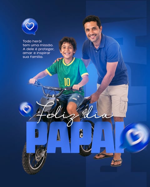 Post Dia dos Pais Social Media PSD Editável 9