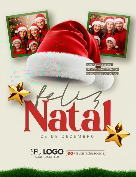 08 - FELIZ NATAL SOCIAL MEDIA PSD EDITÁVEL