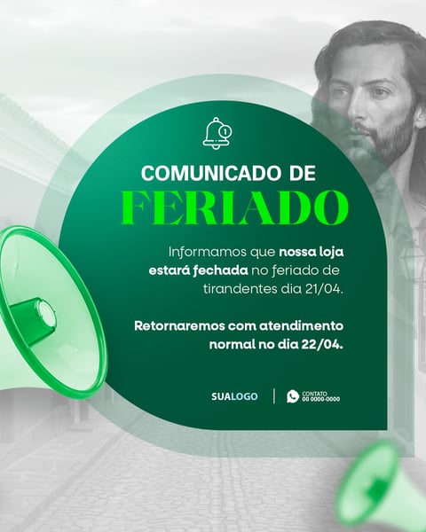 HORÁRIO DE FUNCIONAMENTO FERIA DO TIRADENTES 7