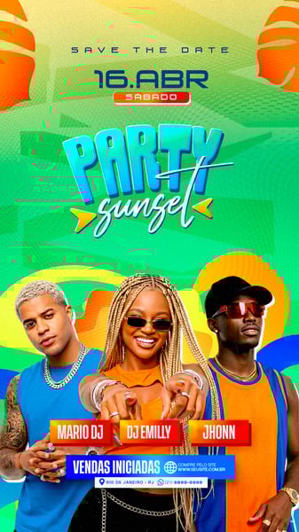 FLYER EVENTOS E ARTISTAS PARTY MUSIC STORY