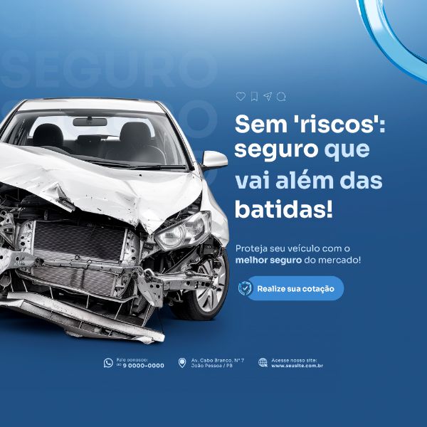 SEGURO BATIDAS ACIDENTE SOCIAL MEDIA FEED