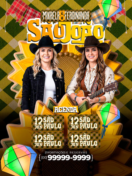 FEED FLYER EVENTOS SHOWS ARTISTAS SOCIAL MEDIA PSD EDITÁVEL 08