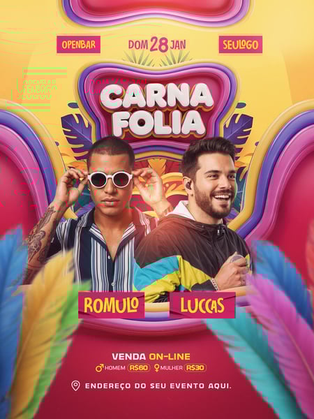 FLYER CARNA FOLIA FEED PSD EDITÁVEL