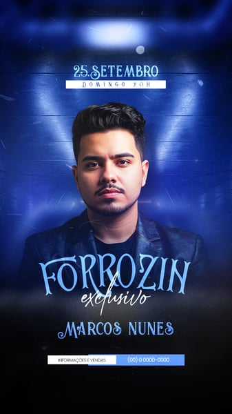 FLYER EVENTOS ARTISTAS SHOWS FESTA  SOCIAL MEDIA PSD EDITÁVEL 2