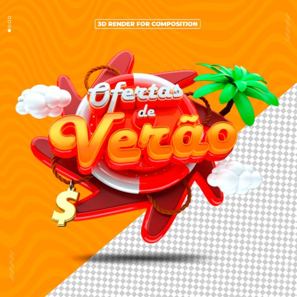 SELO 3D OFERTAS DE VERÃO