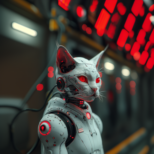 GATO ROBOTICO - FUTURISTA