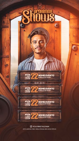 AGENDA PRÓXIMOS SHOWS STORY