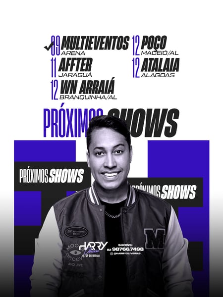 PRÓXIMOS SHOWS - HARRY