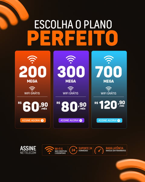 Social Media PROVEDOR DE INTERNET FEED PSD EDITÁVEL 2
