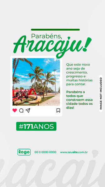 POST CARD ANIVERSARIO DA CIDADE