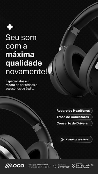 ASSISTÊNCIA TÉCNICA AUTORIZADA ELETRÔNICOS E ACESSÓRIOS STORY SOCIAL MEDIA PSD EDITÁVEL 4