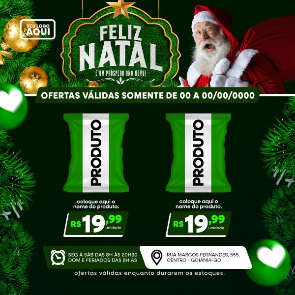TABLÓIDE | FOLHETO | FELIZ NATAL | PSD EDITÁVEL