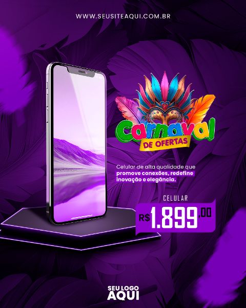 FEED - CARNAVAL | CARNIVAL | FESTA | PSD EDITÁVEL