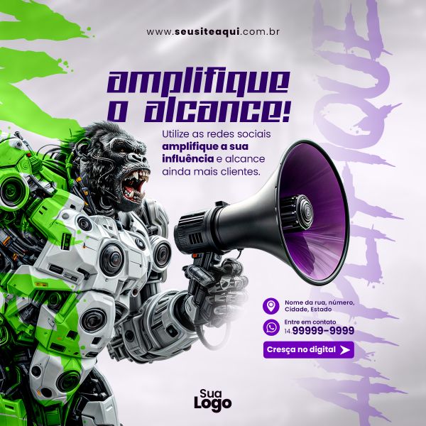 FEED QUADRADO - AGÊNCIA DE MARKETING DIGITAL | PSD EDITÁVEL