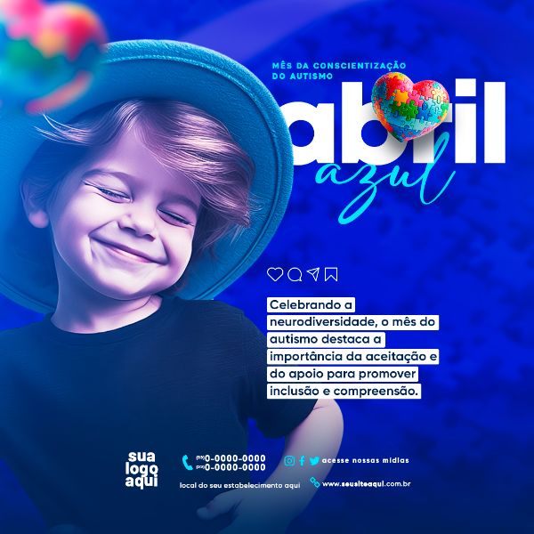 ABRIL AZUL FEED1 CONSCIENTIZAÇÃO DO AUTISMO