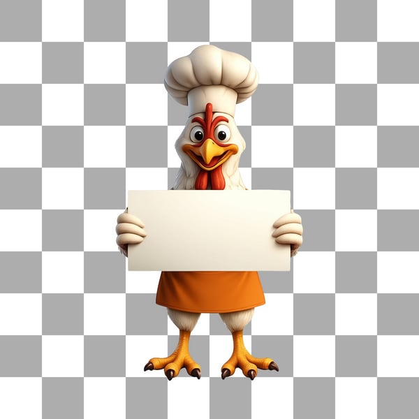 SOCIAL MEDIA MASCOTE FRANGO FRITO FASTFOOD