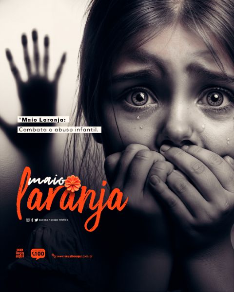 MAIO LARANJA CAMPANHA SOCIAL MEDIA