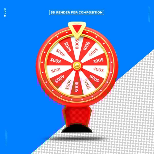 ELEMENTO 3D CASSINO ROLETA PNG
