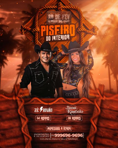 FLYER EVENTOS | SHOWS, ARTISTAS, AGENDA | PSD EDITÁVEL