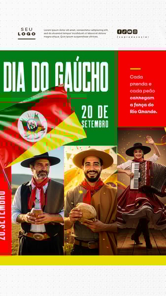 DIA DO GAÚCHO REVOLUÇÃO FARROUPILHA 20 DE SETEMBRO STORY SOCIAL MEDIA PSD EDITÁVEL 8