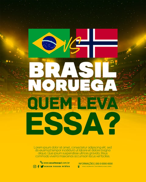 QUEM LEVA ESSA BRASIL VS NORUEGA