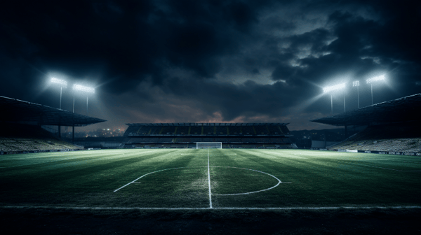 IMAGEM DE ESTADIO COM LUZES PARA COMPOSIÇÃO