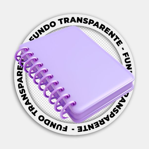 CADERNO DE ANOTAÇÕES | IMAGEM SEM FUNDO | PSD EDITÁVEL