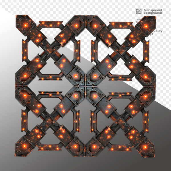 ELEMENTE DE FERRO COM LUZ - ELEMENTO 3D PARA COMPOSIÇÃO - IRON