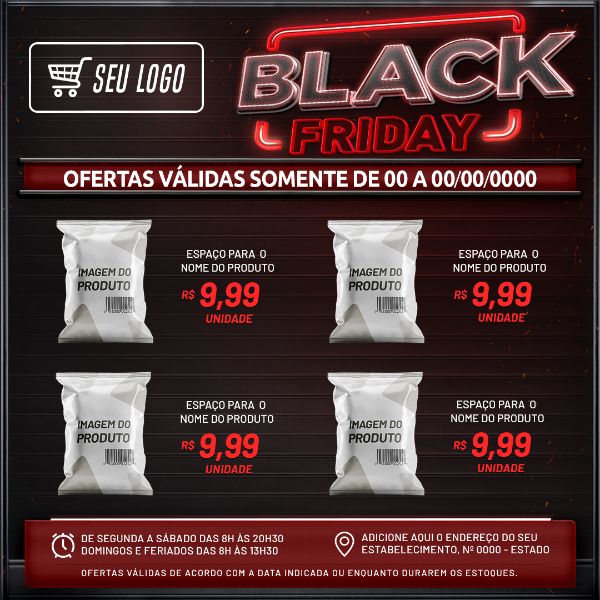 FOLHETO BLACK FRIDAY - 4 PRODUTOS