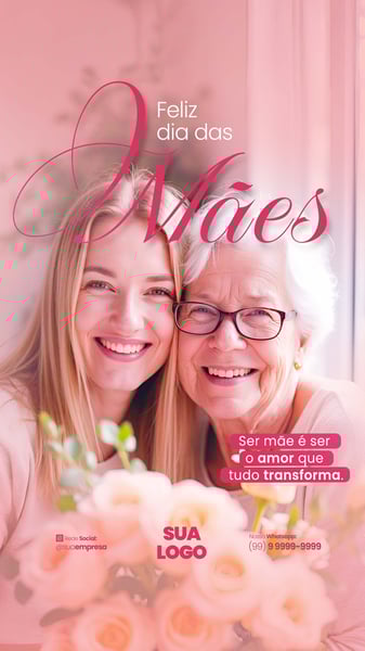 DIA DAS MÃES SOCIAL MEDIA PSD EDITÁVEL