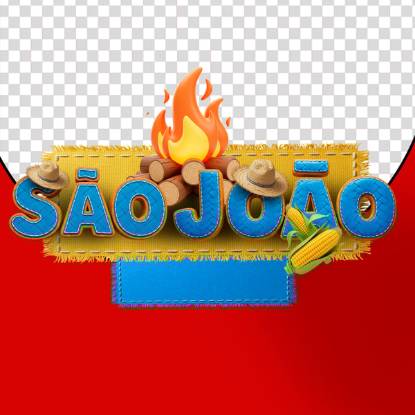 SELO 3D - FESTA JUNINA, SÃO JOÃO, ARRAIA