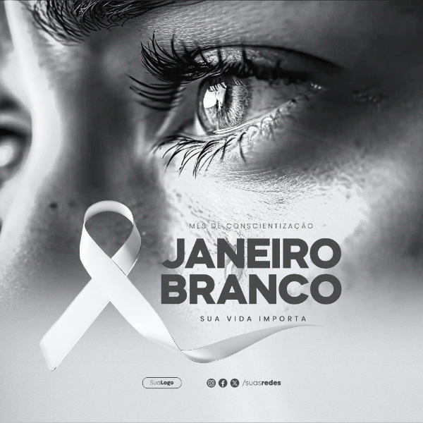 JANEIRO BRANCO SUA VIDA IMPORTA FEED SOCIAL MEDIA POST