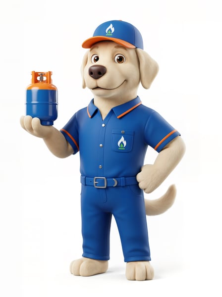 MASCOTE CÃOGÁS DA DISTRIBUIDORA DE GÁS 1