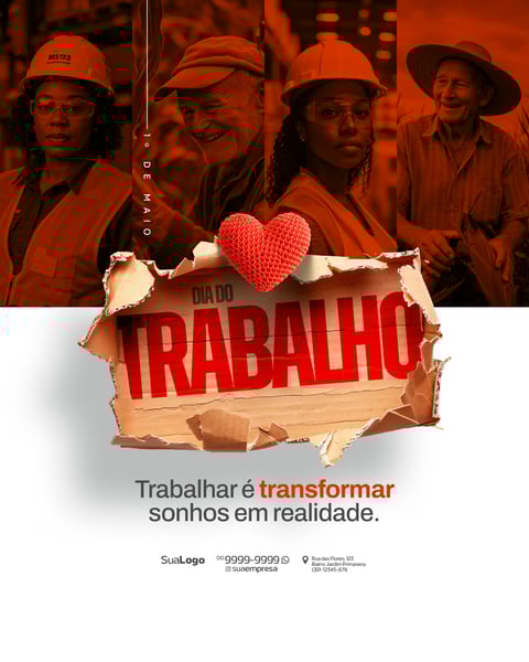 SOCIAL MEDIA DIA DO TRABALHO