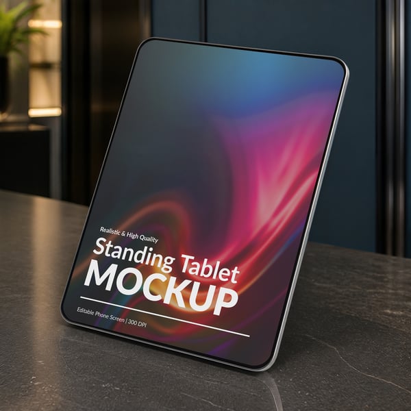 Tablet PSD EDITÁVEL MOCKUP