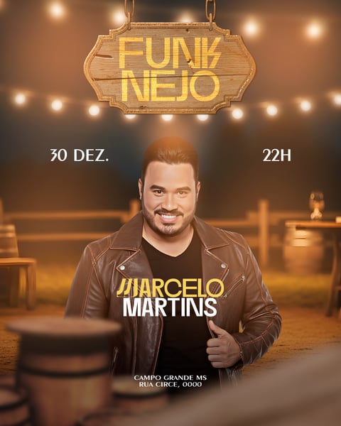 FLYER EVENTO SHOW FUNKNEJO PSD FEED 12