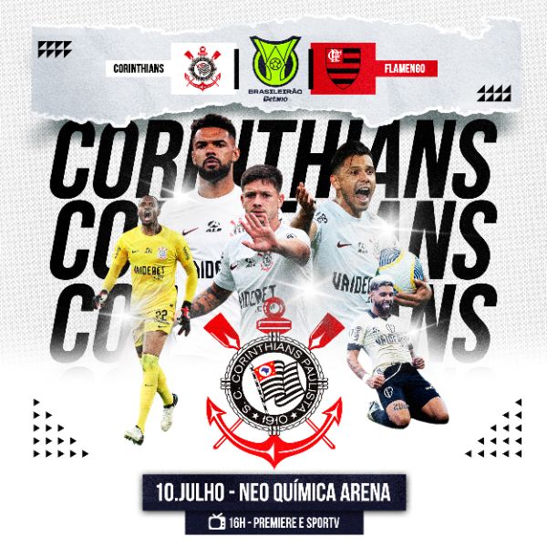 FLYER ESPORTIVO BRASILEIRÃO CORINTHIANS