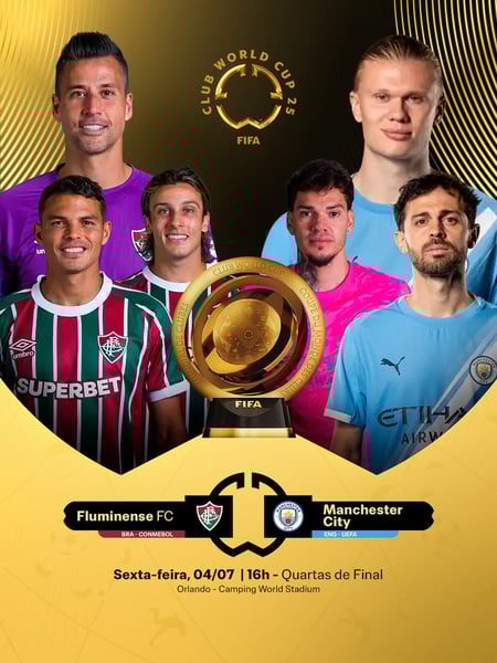 QUARTA DE FINAL - FLUMINENSE FC X MANCHESTER CITY - FIFA CWC 2025 FINAL FEED