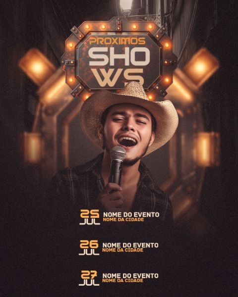 125 PRÓXIMOS SHOWS FEED