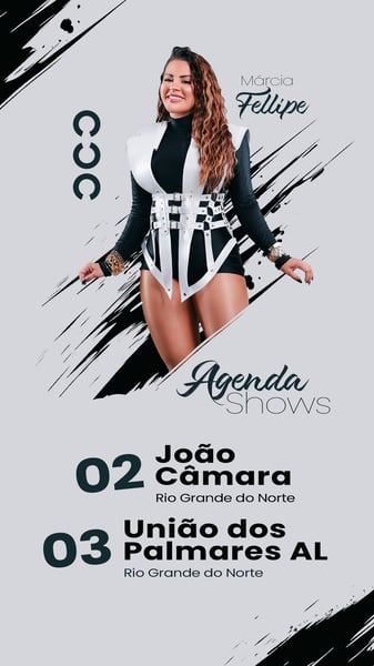 FLYER AGENDA SEMANAL DE SHOWS PSD EDITÁVEL 4