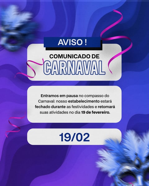 Horário de carnaval